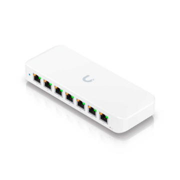 Imagem de SWITCH UBIQUITI GERENCIAVEL 08 PORTAS GIGABIT COM 7 PORTAS POE+ USW-ULTRA-60W BR