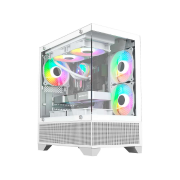 Imagem de GABINETE GAMER LIKETEC OPERA SNOW SEM FAN MICRO ATX BRANCO 2085