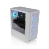 Imagem de GABINETE GAMER THERMALTAKE S200TG ARGB MID T. TGLASS SNOW C/ FONTE  650W - CA-3X2-65M6WZ-00