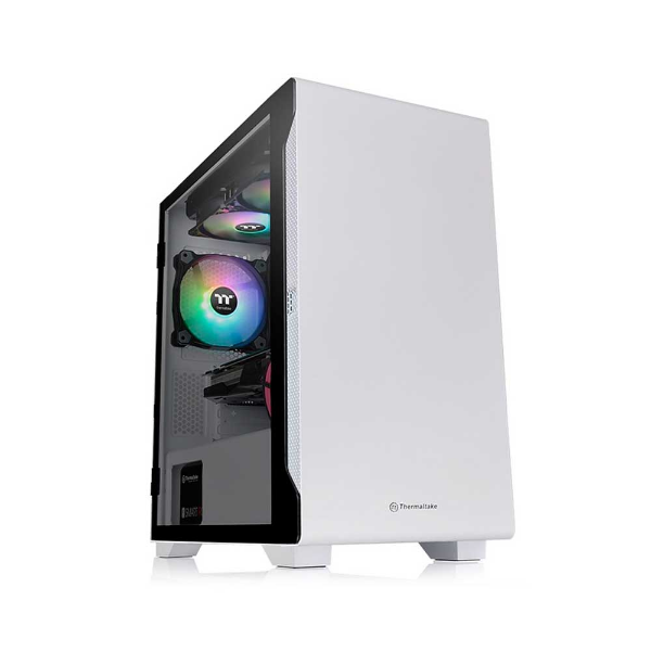 Imagem de GABINETE GAMER THERMALTAKE VERSA S100 TG WHITE C/ FAN TRASEIRO 120MM - CA-1Q9-00S6WN-00