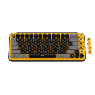 Imagem de TECLADO MECANICO LOGITECH POP KEYS SEM FIO AMARELO 920-010710