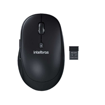 Imagem de MOUSE INTELBRAS MSI200 SEM FIO PRETO - 4291230