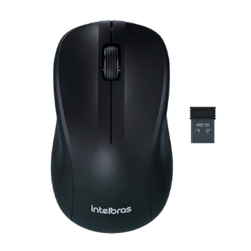 Imagem de MOUSE INTELBRAS MSI55 SEM FIO PRETO - 4290023