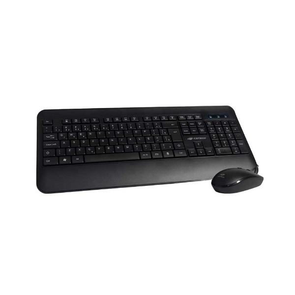 Imagem de KIT MOUSE E TECLADO C3TECH COM FIO USB PRETO KT-200BK