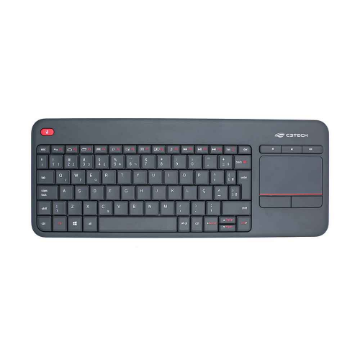 Imagem de TECLADO C3TECH S/FIO C/ TOUCHPAD K-WT200BK