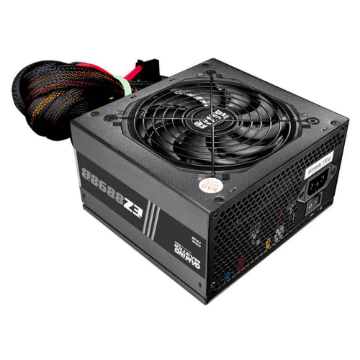 Imagem de FONTE DE ALIMENTACAO K-MEX EZ8898B 80 PLUS BRONZE 600W PRETA