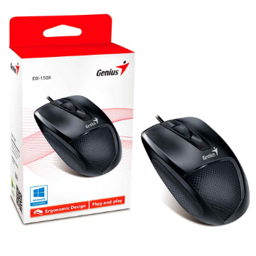 Imagem de MOUSE GENIUS DX-150X OPTICO USB PRETO