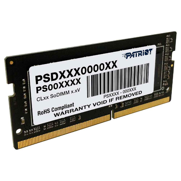 Imagem de MEMORIA  PATRIOT 16GB DDR4 3200MHZ 1.2V SIGNATURE -NOTEBOOK- PSD416G32002S