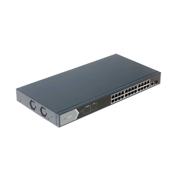 Imagem de SWITCH HIKVISION DS-3E0526P-E/M 26 PORTAS GIGABIT 24 POE ATIVO 802.3 AF/AT 2 PORTAS UPLINK 2 SFP