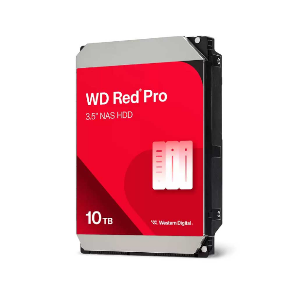 Imagem de HDD WD RED PRO 10 TB NAS PARA SERVIDOR 24X7 - WD102KFBX