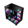 Imagem de GABINETE GAMER K-MEX AQUARIO CG-04J1 TIGER SHARK ATX PRETO SEM COOLER