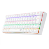 Imagem de TECLADO GAMER REDRAGON LAKSHMI RAINBOW BRANCO SWITCH AZUL - K606W-R