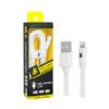 Imagem de CABO SANTANA LIGHTNING PARA USB A 5GB FLAT 1.20M BRANCO - 018-0031