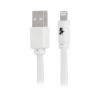 Imagem de CABO SANTANA LIGHTNING PARA USB A 5GB FLAT 1.20M BRANCO - 018-0031