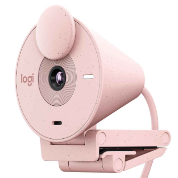 Imagem de WEBCAM LOGITECH BRIO 300 -  FULL HD ROSE