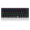 Imagem de TECLADO GAMER REDRAGON LAKSHMI RAINBOW PRETO SWITCH AZUL - K606R