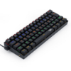 Imagem de TECLADO GAMER REDRAGON LAKSHMI RAINBOW PRETO SWITCH AZUL - K606R