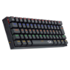 Imagem de TECLADO GAMER REDRAGON MECANICO LAKSHMI RAINBOW PRETO SWITCH MARROM K606R (PT-BROWN)