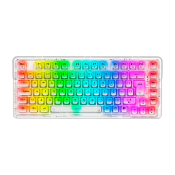 Imagem de TECLADO REDRAGON MECANICO GAMER ELF PRO RGB CRYSTAL CLEAR TRANSPARENTE K649CT-RGB-PRO PT