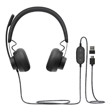 Mostrar detalhes de HEADSET LOGITECH ZONE WIRED USB Imagem de HEADSET LOGITECH ZONE WIRED USB