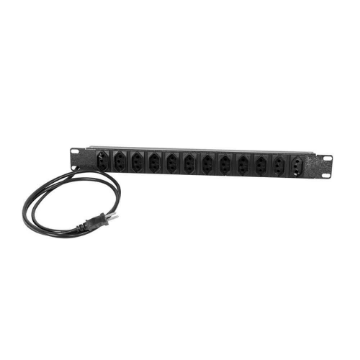 Mostrar detalhes de REGUA PARA RACK GFORCE 12 TOMADAS 10A PRETA 401 Imagem de REGUA PARA RACK GFORCE 12 TOMADAS 10A PRETA 401