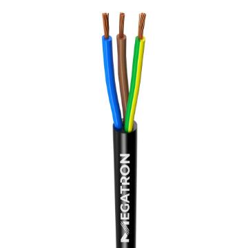 Mostrar detalhes de CABO PP FLEXIVEL 500V 3x1,50 MM 100M PR MEGATRON Imagem de CABO PP FLEXIVEL 500V 3x1,50 MM 100M PR MEGATRON