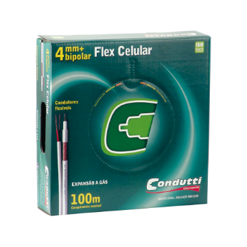 Mostrar detalhes de CABO COAXIAL BIPOLAR CONDUCOOPER 4MM 2X26AWG CX C/100M CONDUTTI Imagem de CABO COAXIAL BIPOLAR CONDUCOOPER 4MM 2X26AWG CX C/100M CONDUTTI