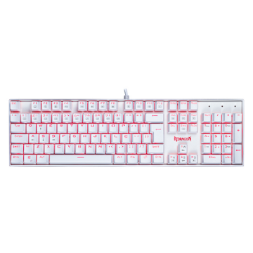 Mostrar detalhes de TECLADO MECANICO REDRAGON MITRA K551W PT-RED SINGLE COLOR SWITCH RED Imagem de TECLADO MECANICO REDRAGON MITRA K551W PT-RED SINGLE COLOR SWITCH RED
