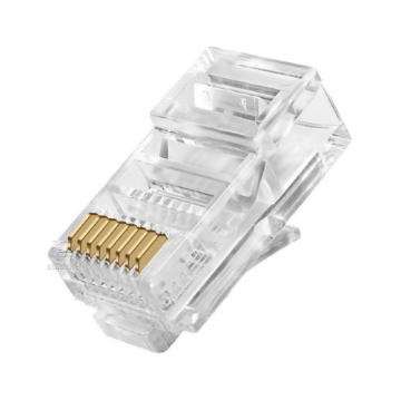 Mostrar detalhes de CONECTOR RJ45 MACHO CAT5E PACK 100UN 5+ - 062-0045 Imagem de CONECTOR RJ45 MACHO CAT5E PACK 100UN 5+ - 062-0045
