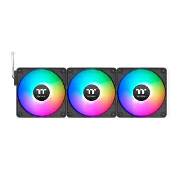 Mostrar detalhes de KIT COOLER THERMALTAKE TT CT120 EX ARGB BLACK PREMIUM EDITION 3-FAN PACK - CL-F181-PL12SW-A Imagem de KIT COOLER THERMALTAKE TT CT120 EX ARGB BLACK PREMIUM EDITION 3-FAN PACK - CL-F181-PL12SW-A