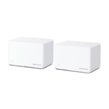 Imagem de ROTEADOR MESH WI-FI 6 MERCUSYS HALO H80X (2-PACK) AX3000 DUALBAND 3 PORTAS GIGABIT