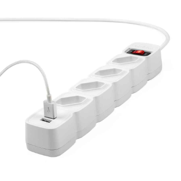 Mostrar detalhes de FILTRO DE LINHA INTELBRAS 4T E 2 USB EPE 204 USB + CABO 3M BRANCO 4824206 Imagem de FILTRO DE LINHA INTELBRAS 4T E 2 USB EPE 204 USB + CABO 3M BRANCO 4824206