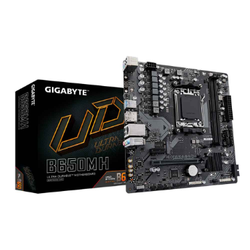 Mostrar detalhes de PLACA MAE (AMD) GIGABYTE B650M H 1.2 DDR5 AM5 Imagem de PLACA MAE (AMD) GIGABYTE B650M H 1.2 DDR5 AM5