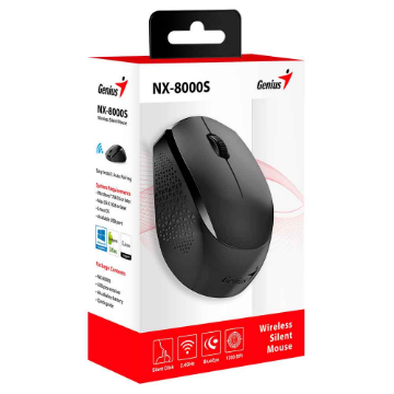 Mostrar detalhes de MOUSE GENIUS NX-8000S SEM FIO BLACK Imagem de MOUSE GENIUS NX-8000S SEM FIO BLACK