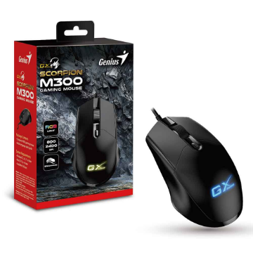 Mostrar detalhes de MOUSE GAMER GENIUS SCORPION M300 Imagem de MOUSE GAMER GENIUS SCORPION M300