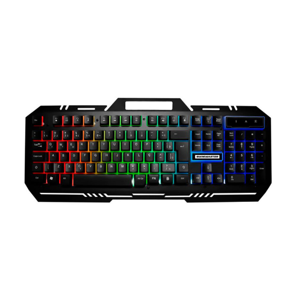 Imagem de TECLADO K-MEX GAMER KM-M712 FUSION COLOR PRETO