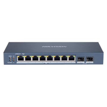 Mostrar detalhes de SWITCH L2 SMART HIKVISION DS-3E1510P-SI GERENCIAVEL 10 PORTAS 8 PORTAS GIGABIT WATCHDOG POE ATIVO 802.3 AF/AT 2 PORTAS UPLINK GBIC SFP FIBRA Imagem de SWITCH L2 SMART HIKVISION DS-3E1510P-SI GERENCIAVEL 10 PORTAS 8 PORTAS GIGABIT WATCHDOG POE ATIVO 802.3 AF/AT 2 PORTAS UPLINK GBIC SFP FIBRA