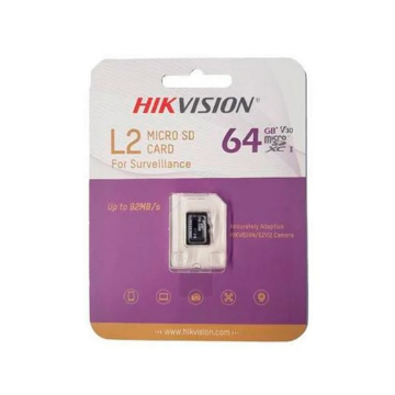 Imagem de CARTAO DE MEMORIA MICRO SD HIKSEMI CLASS 10 L2 Series 64GB - HS-TF-L2(STD)/64G
