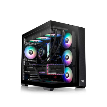Mostrar detalhes de GABINETE GAMER THERMALTAKE VIEW 380 TG ARGB BLACK 4 FANS 120MM - CA-1Z2-00M1WN-00 Imagem de GABINETE GAMER THERMALTAKE VIEW 380 TG ARGB BLACK 4 FANS 120MM - CA-1Z2-00M1WN-00