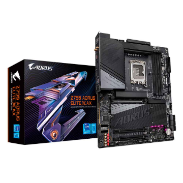 Mostrar detalhes de PLACA MAE (INTEL) GIGABYTE Z790 AORUS ELITE X AX 1.2 DDR5 LGA1700 12° 13° E 14° GERACAO Imagem de PLACA MAE (INTEL) GIGABYTE Z790 AORUS ELITE X AX 1.2 DDR5 LGA1700 12° 13° E 14° GERACAO