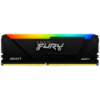 Imagem de MEMORIA KINGSTON FURY BEAST RGB 16GB DDR4 3200MHZ 1.35V BLACK DESKTOP - KF432C16BB2A/16