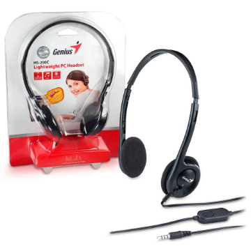 Mostrar detalhes de FONE DE OUVIDO MIC GENIUS HS-M200C PLUG 3,5MM PARA NOTEBOOK Imagem de FONE DE OUVIDO MIC GENIUS HS-M200C PLUG 3,5MM PARA NOTEBOOK