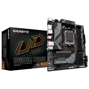Mostrar detalhes de PLACA MAE (AMD) GIGABYTE B650M DS3H 1.3 DDR5 AM5 Imagem de PLACA MAE (AMD) GIGABYTE B650M DS3H 1.3 DDR5 AM5