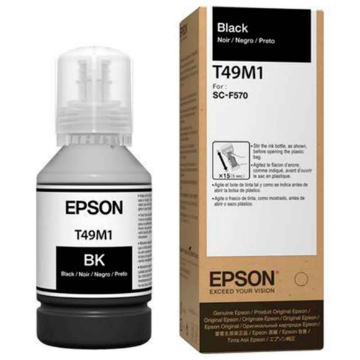 Mostrar detalhes de TINTA EPSON SUBLIMATICA ULTRACHROME T49M120 PRETO 140ML - F170 / F570 / F570H Imagem de TINTA EPSON SUBLIMATICA ULTRACHROME T49M120 PRETO 140ML - F170 / F570 / F570H