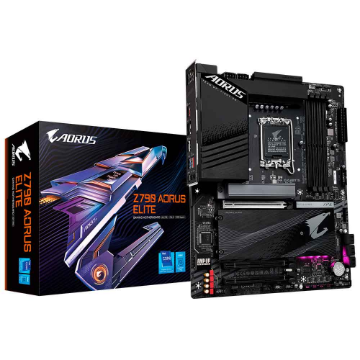 Mostrar detalhes de PLACA MAE (INTEL) GIGABYTE Z790 AORUS ELITE 1.1 DDR5 LGA1700 12° E 13° GERACAO Imagem de PLACA MAE (INTEL) GIGABYTE Z790 AORUS ELITE 1.1 DDR5 LGA1700 12° E 13° GERACAO