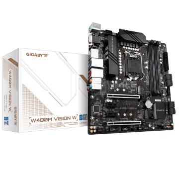 Mostrar detalhes de PLACA MAE (INTEL) GIGABYTE W480M VISION W DDR4 LGA 1200 Imagem de PLACA MAE (INTEL) GIGABYTE W480M VISION W DDR4 LGA 1200
