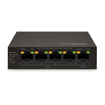 Mostrar detalhes de SWITCH INTELBRAS 5P FAST SF 500 4760037 POE Imagem de SWITCH INTELBRAS 5P FAST SF 500 4760037 POE
