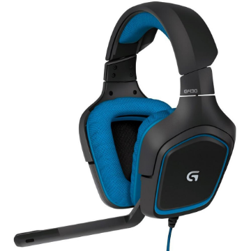 Mostrar detalhes de FONE DE OUVIDO MIC LOGITECH GAMER G432 7.1 USB/P2 PRETO Imagem de FONE DE OUVIDO MIC LOGITECH GAMER G432 7.1 USB/P2 PRETO