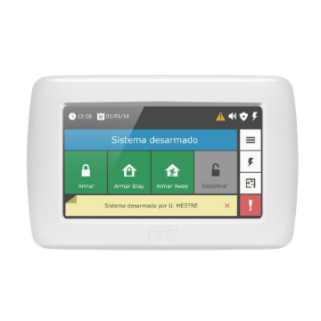 Mostrar detalhes de TECLADO P/ CENTRAIS DE ALARME JFL TS-400 TOUCHSCREEN Imagem de TECLADO P/ CENTRAIS DE ALARME JFL TS-400 TOUCHSCREEN
