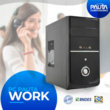 Mostrar detalhes de PC PAUTA WORK CELERON G5900/ 4GB/ 128GB SSD/ FREEDOS Imagem de PC PAUTA WORK CELERON G5900/ 4GB/ 128GB SSD/ FREEDOS